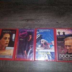 Lot 4 rare VHS Erols sleeping with the enemy Clamshell hambone & hillie cocktail
